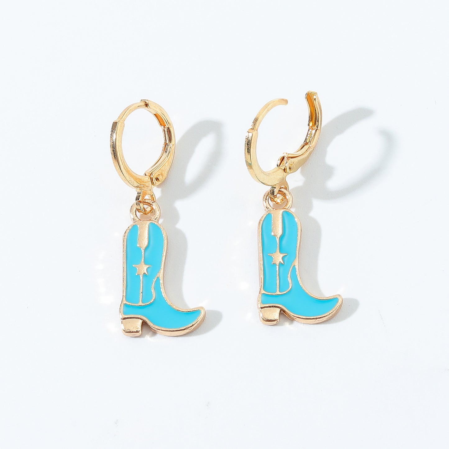 Fashion Boots Alloy Enamel Women'S Drop Earrings 1 Pair