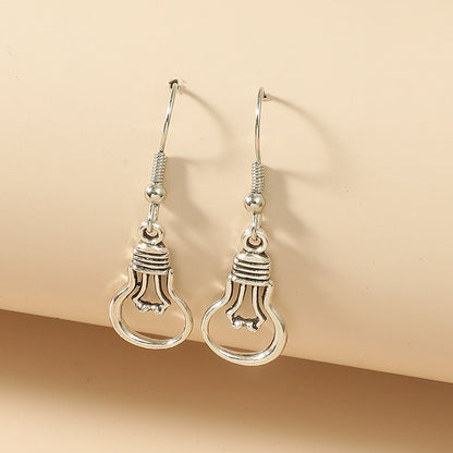 1 Pair Fashion Beer Leaves Orange Plating Alloy Drop Earrings