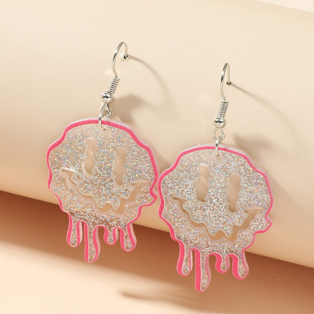 1 Pair Fashion Beer Leaves Orange Plating Alloy Drop Earrings