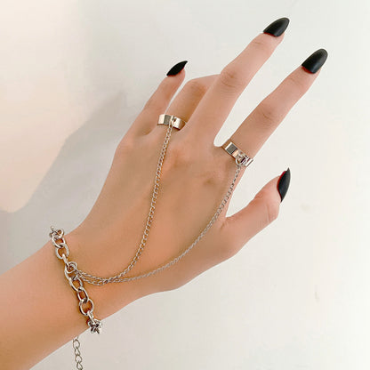 Fashion Round Alloy Plating Artificial Pearls Women's Open Ring 1 Piece