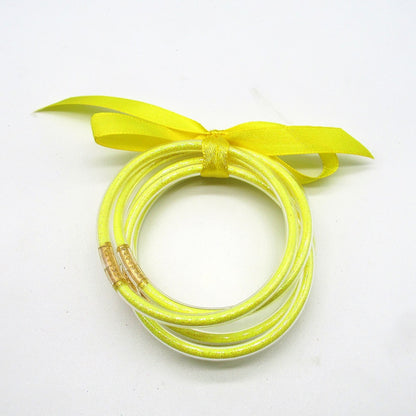 Fashion Bow Knot Alloy Plastic Unisex Bracelets