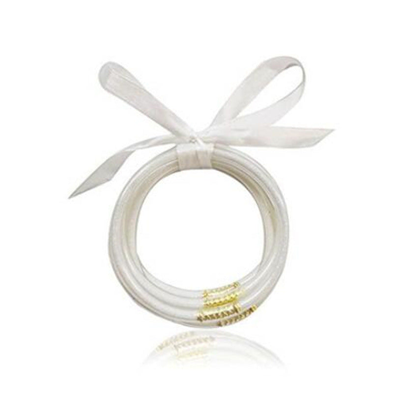 Fashion Bow Knot Alloy Plastic Unisex Bracelets