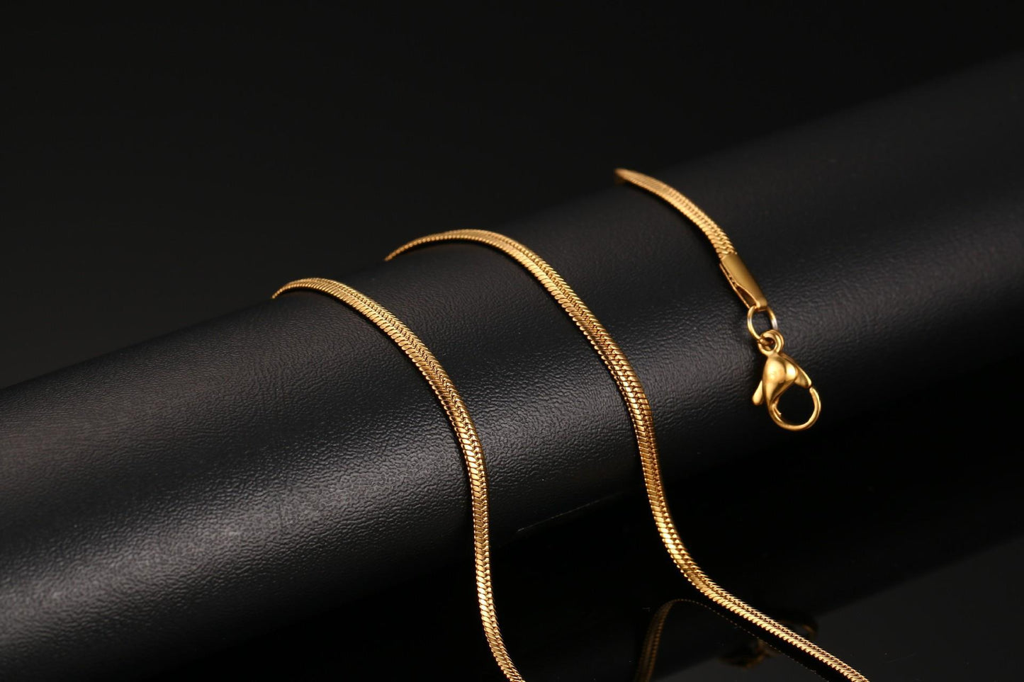 Simple Style Geometric Stainless Steel Gold Plated Necklace