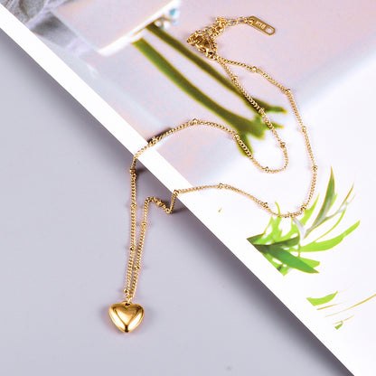 Wholesale Jewelry Heart-shaped Korean Style Necklace Gooddiy