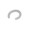 1 Pair Fashion C Shape Plating Copper Zircon Ear Clips