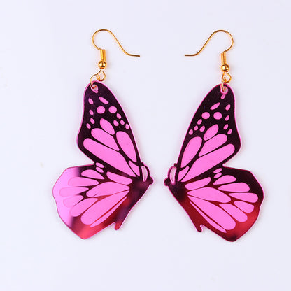 1 Pair Fashion Butterfly Arylic Women's Drop Earrings