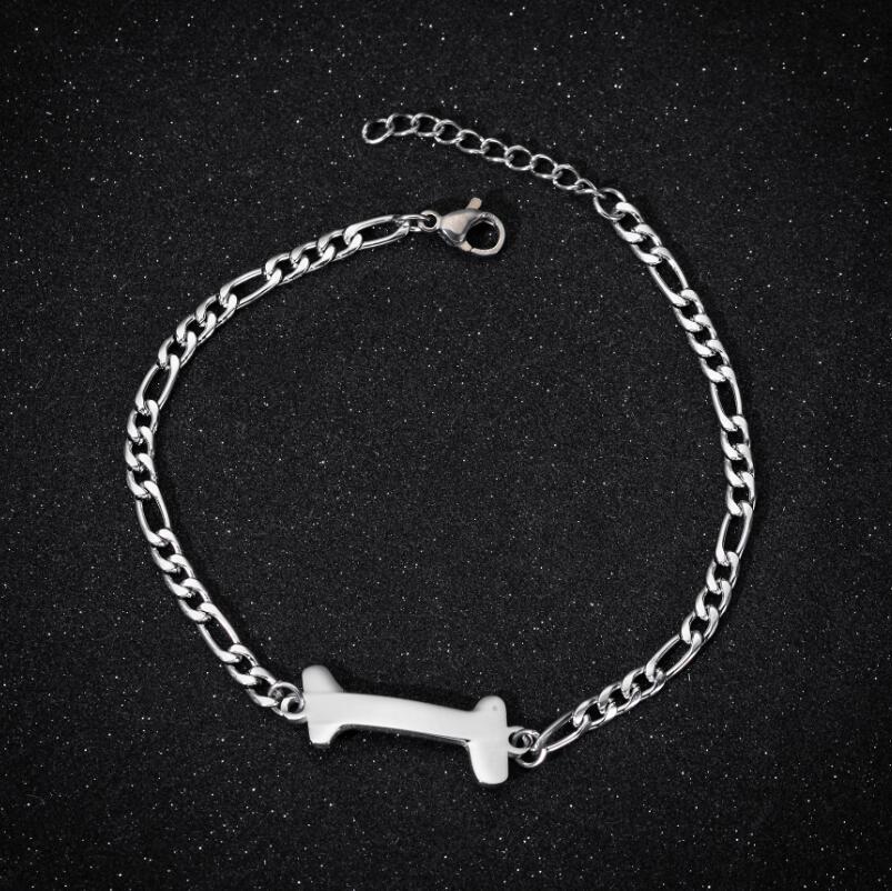 Fashion Letter Titanium Steel Bracelets 1 Piece