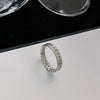 Fashion Flower Titanium Steel Polishing Rings 1 Piece