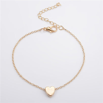 Fashion Heart Shape Alloy Titanium Steel Plating Rhinestones Artificial Pearls Women'S Bracelets