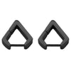 1 Pair Streetwear Triangle Polishing Titanium Steel Earrings