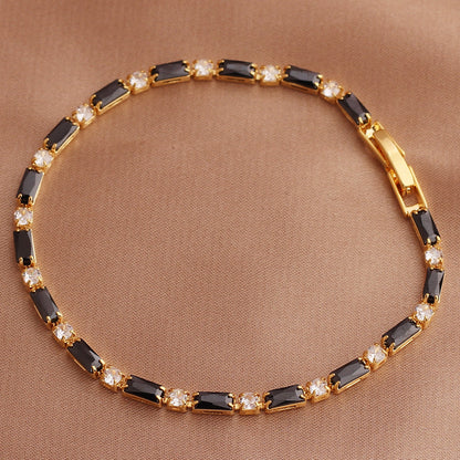 Retro Geometric Copper Bracelets Necklace In Bulk