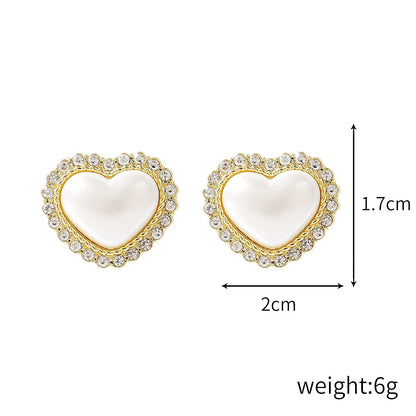 1 Pair Elegant Streetwear Geometric Plating Imitation Pearl Drop Earrings