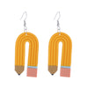 1 Pair Cute Geometric Soft Clay Irregular Women's Earrings