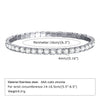 Simple Style Square Stainless Steel Inlay Zircon Bracelets