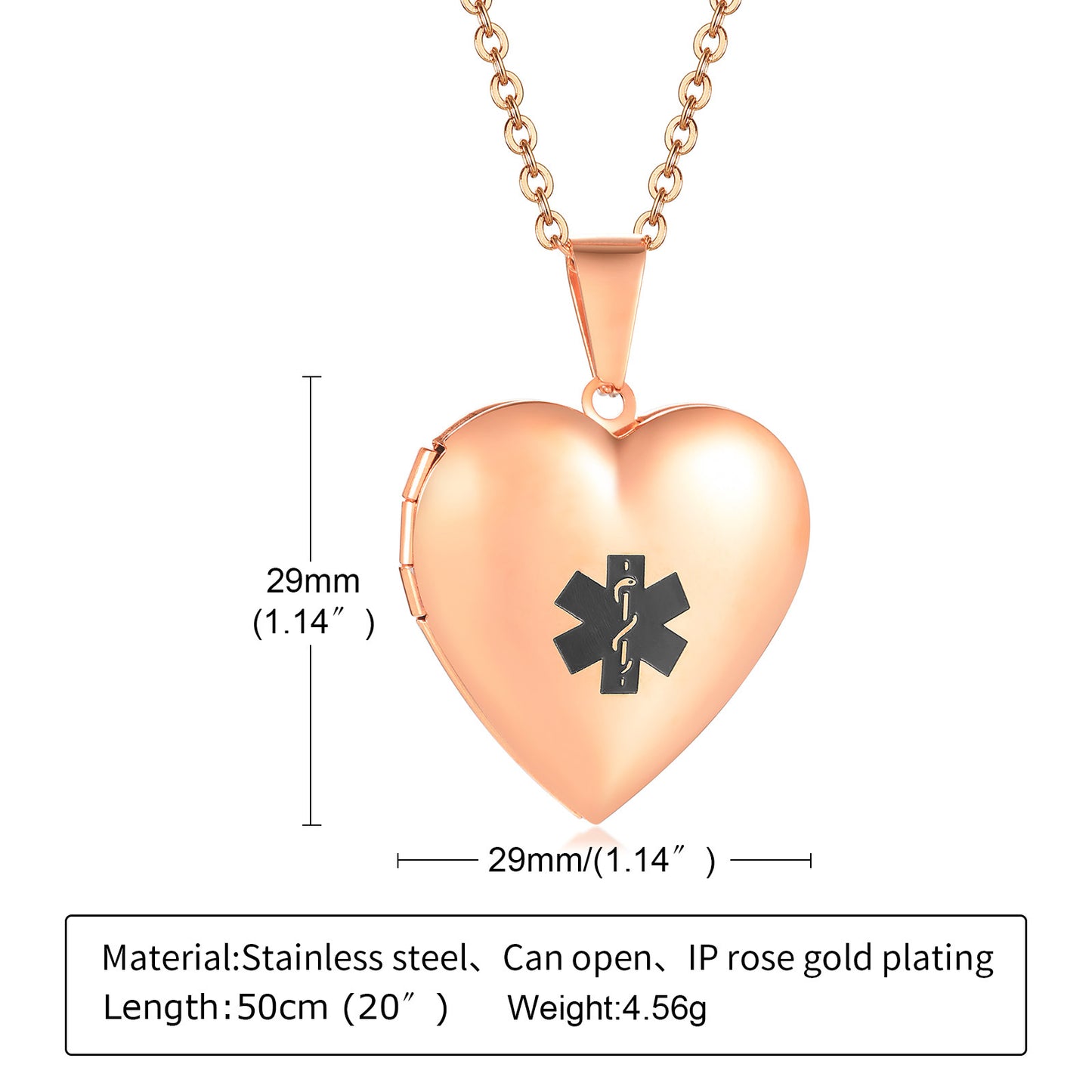 Fashion Letter Heart Shape Stainless Steel Plating Gold Plated Pendant Necklace