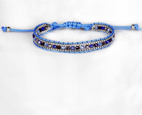 1 Piece Ethnic Style Circle Crystal Rope Beaded Knitting Women's Bracelets