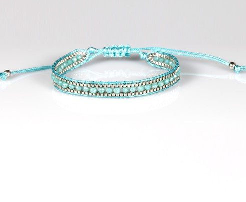 1 Piece Ethnic Style Circle Crystal Rope Beaded Knitting Women's Bracelets