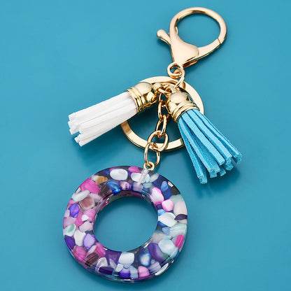 1 Piece Cute Letter Alloy Resin Unisex Bag Pendant Keychain