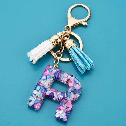 1 Piece Cute Letter Alloy Resin Unisex Bag Pendant Keychain