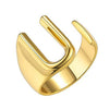 Fashion Letter Brass Rings 1 Piece