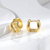 Fashion Solid Color Copper Plating Ear Studs 1 Pair