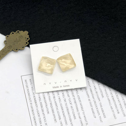 1 Pair Cute Fruit Metal Women's Ear Studs