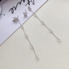 Sweet Tassel Butterfly Bow Knot Imitation Pearl Alloy Copper Inlay Artificial Gemstones Drop Earrings 1 Pair