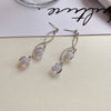 Sweet Tassel Butterfly Bow Knot Imitation Pearl Alloy Copper Inlay Artificial Gemstones Drop Earrings 1 Pair