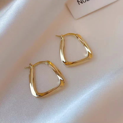 Fashion Geometric Copper Plating Earrings 1 Pair