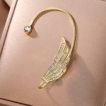 1 Piece Simple Style Wings Alloy Plating Women's Ear Clips