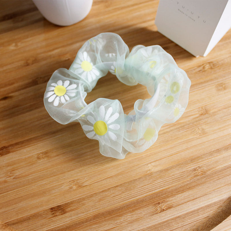 Sweet Daisy Cloth Hair Tie