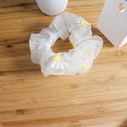 Sweet Daisy Cloth Hair Tie