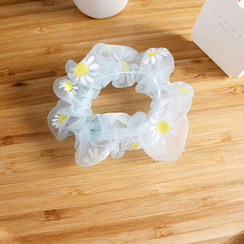 Sweet Daisy Cloth Hair Tie