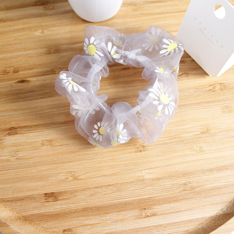 Sweet Daisy Cloth Hair Tie