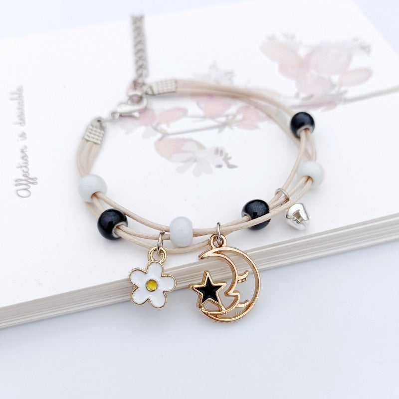 1 Piece Simple Style Star Ceramic Metal Plating Women's Bracelets