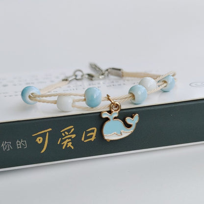 1 Piece Simple Style Star Ceramic Metal Plating Women's Bracelets