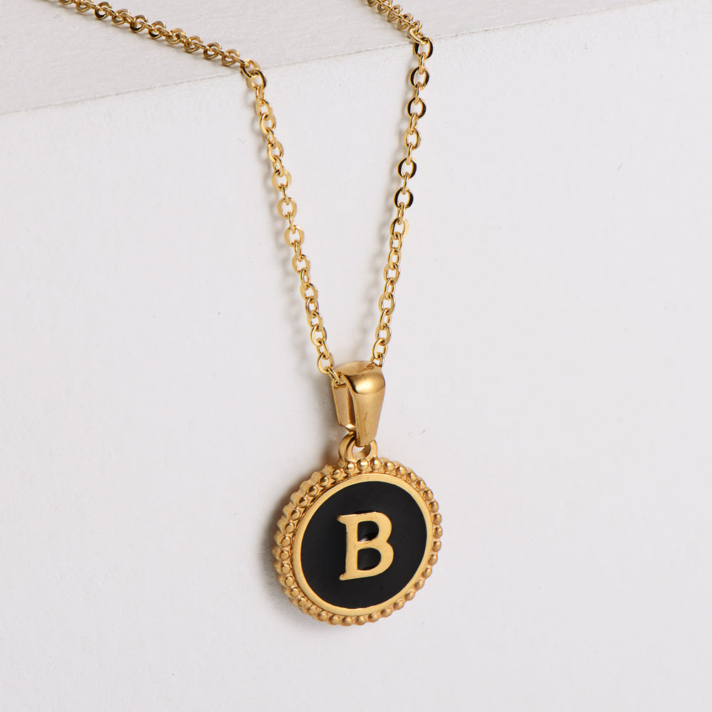 Fashion Letter Stainless Steel Plating Pendant Necklace