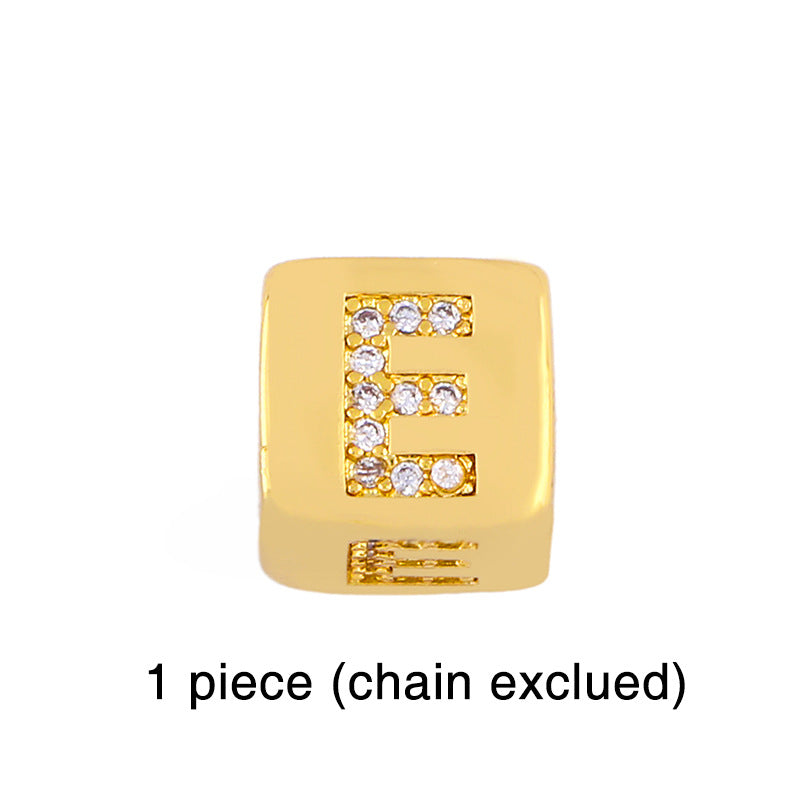 Fashion Letter Copper 18k Gold Plated Artificial Gemstones Bracelets In Bulk