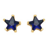 1 Pair Ins Style Simple Style Leaf Star Flower Copper Plating Inlay Zircon Drop Earrings Ear Studs