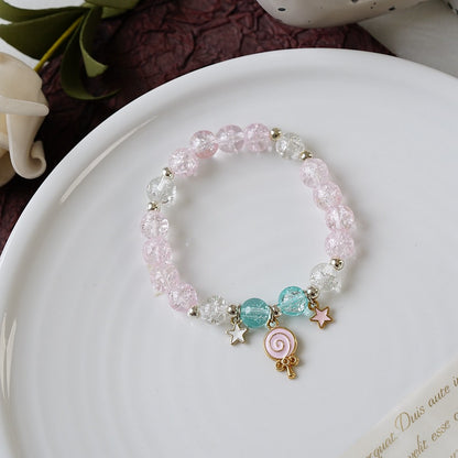 1 Piece Cartoon Style Fruit Alloy Beaded Kid's Women's Bracelets