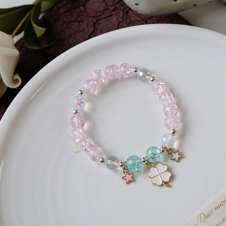 1 Piece Cartoon Style Fruit Alloy Beaded Kid's Women's Bracelets