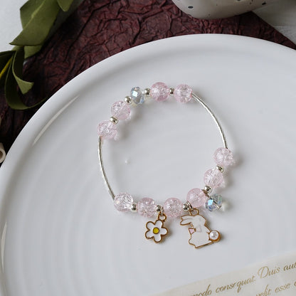 1 Piece Cartoon Style Fruit Alloy Beaded Kid's Women's Bracelets