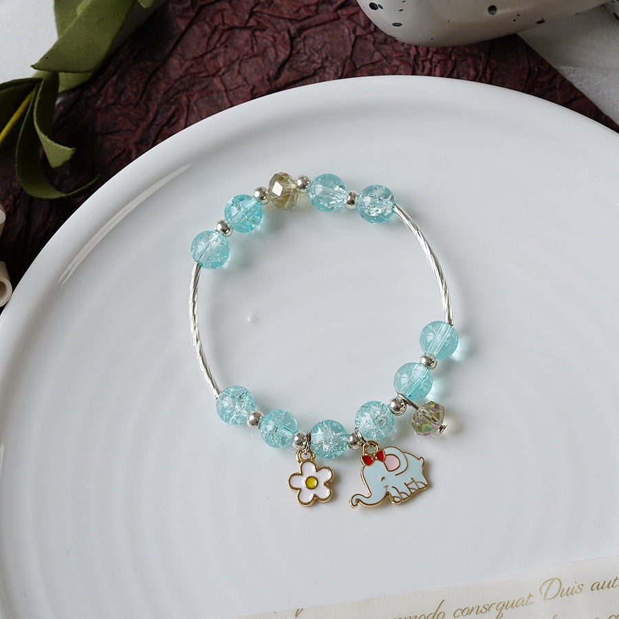 1 Piece Cartoon Style Fruit Alloy Beaded Kid's Women's Bracelets