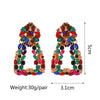 1 Pair Retro Flower Steel Needle Inlay Artificial Pearls Zircon Women'S Earrings