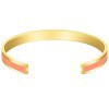 Fashion C Shape Stainless Steel Enamel Bangle