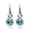 Simple Style Solid Color Copper Plating Inlay Zircon Drop Earrings 1 Pair