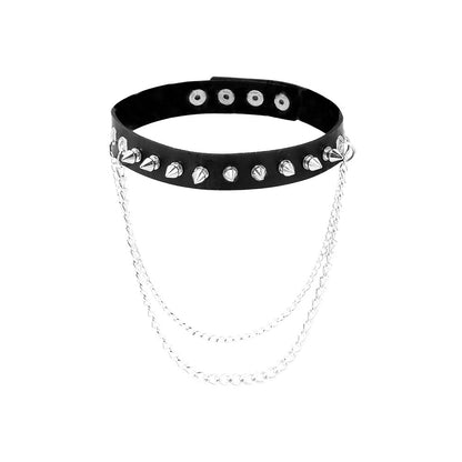 1 Piece Fashion Geometric Pu Leather Plating Women's Choker