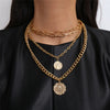 1 Piece Hip-hop Geometric Alloy Women's Necklace