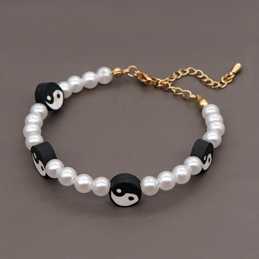 Cute Cartoon Colorful Eye Pattern Soft Clay Bracelet Wholesale Gooddiy