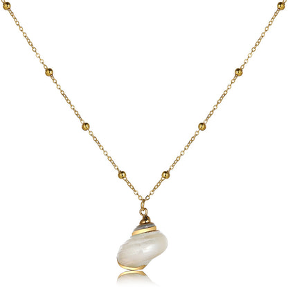 1 Piece Fashion Conch Alloy Shell Women's Pendant Necklace